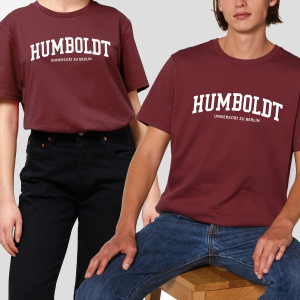 T-Shirt Campus-Collektion Humboldt-Universität zu Berlin – Burgund