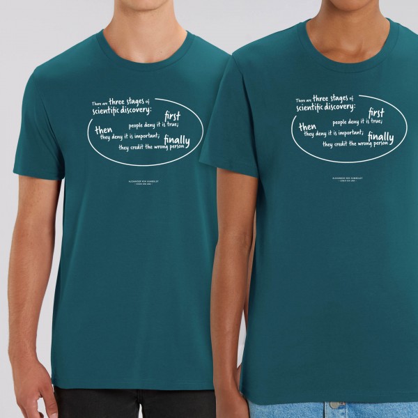  T-Shirt Zitat Humboldt "Scientific Discovery"