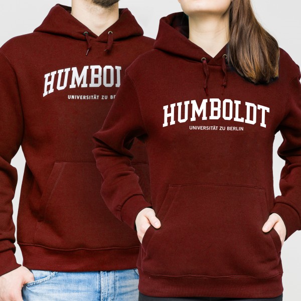 Hoodie Campus-Collektion Humboldt-Universität zu Berlin – Burgund
