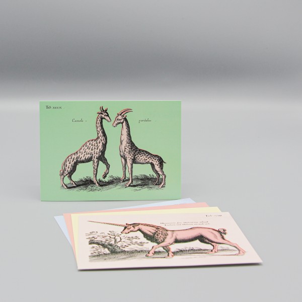 Postkarte Giraffe