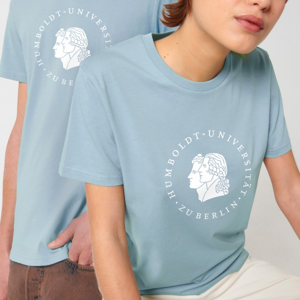 T-Shirt mit dem Siegel der Humboldt-Universität zu Berlin – Sky Blue