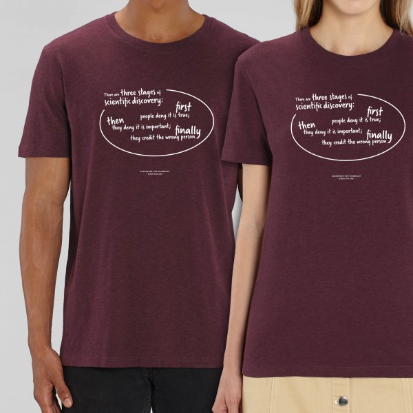  T-Shirt Zitat Humboldt "Scientific Discovery"
