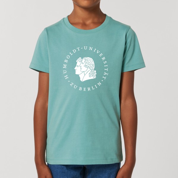 Nachhaltiges Kindert-Shirt mit dem Siegel der Humboldt-Universität zu Berlin